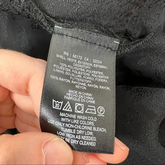 Anthropologie Vanessa Virginia Sheer Lace black Boho Long Sleeve Dress Size 0 - Picture 11 of 11